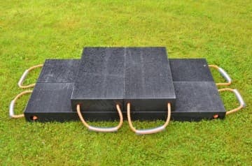 Black color wearing crane stabilizer pad